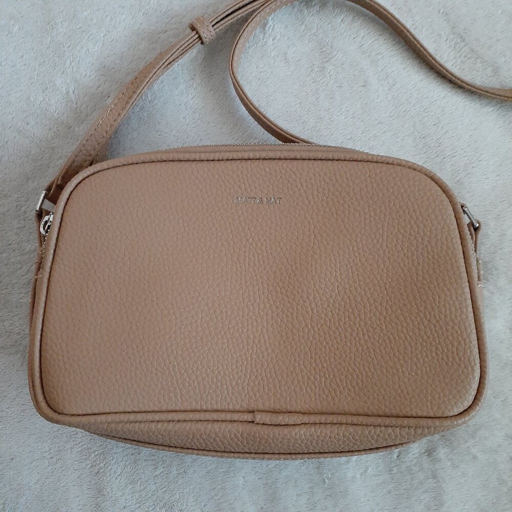 Matt & Nat Purity Crossbody Bag - Soft Beige